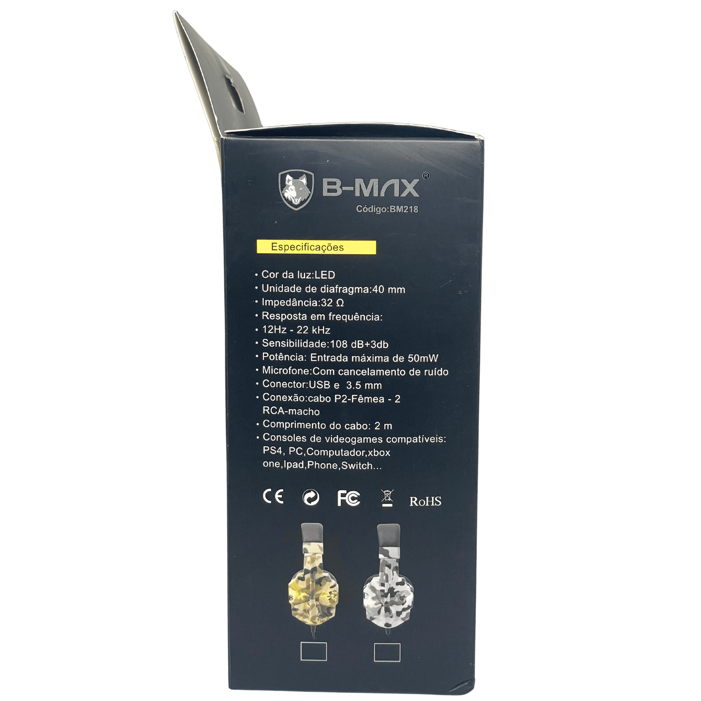 Fone Gamer B-MAX BM-218