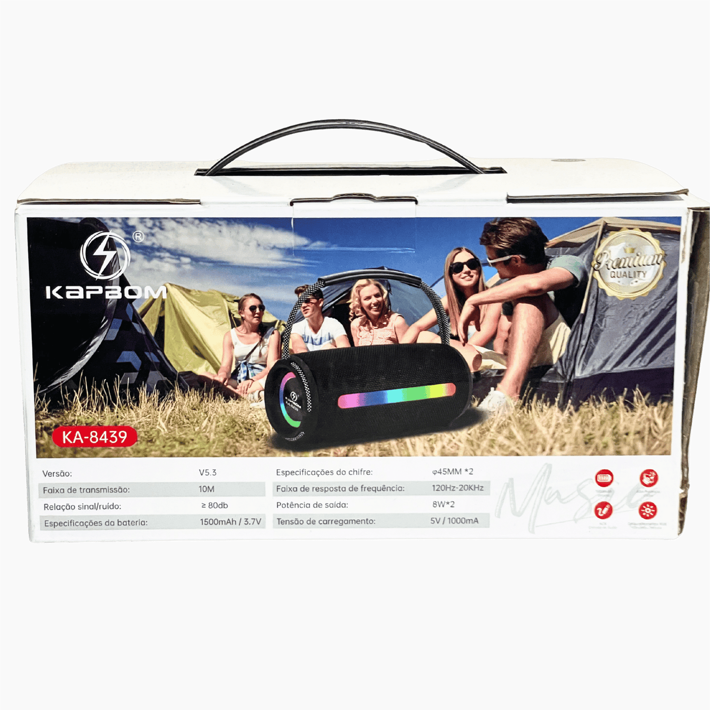 Caixa de Som Kapbom KA-8439