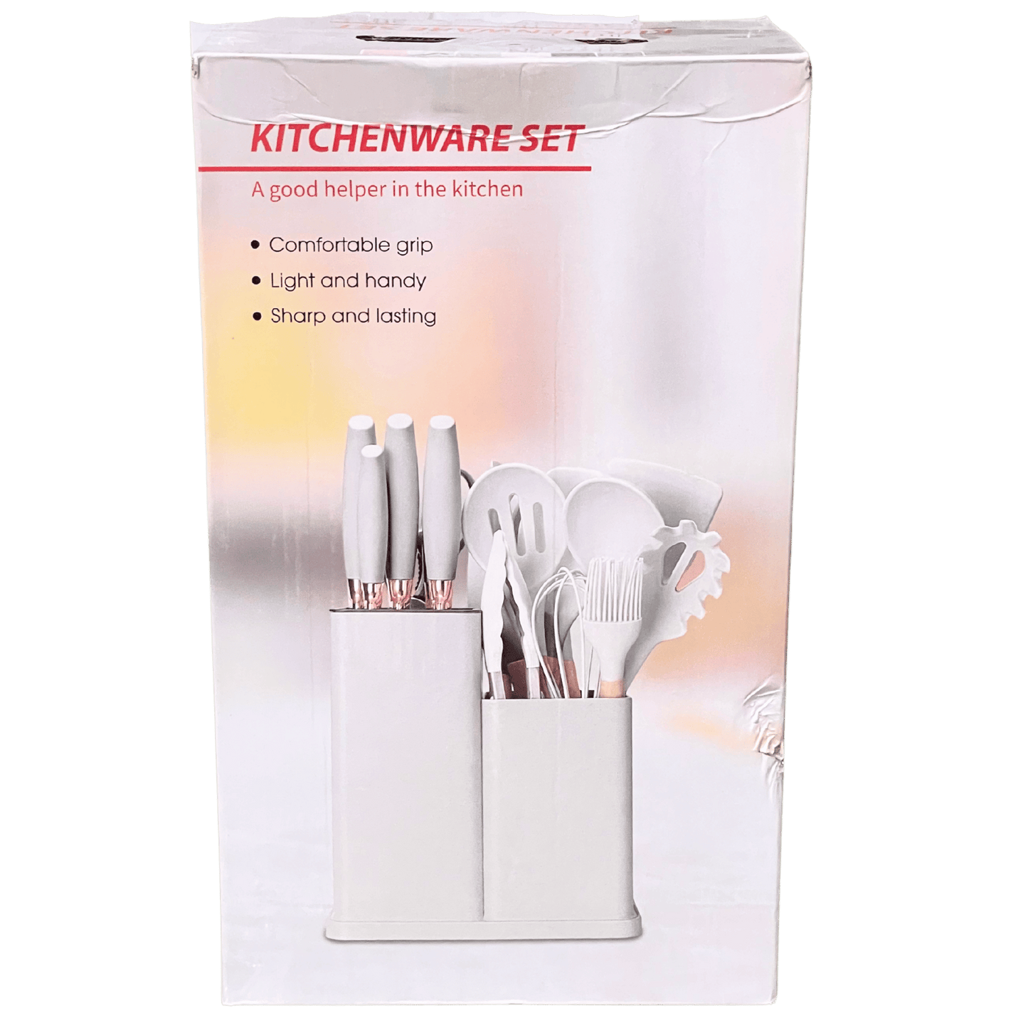 Kit de Utensílios com Faqueiro e Táboa