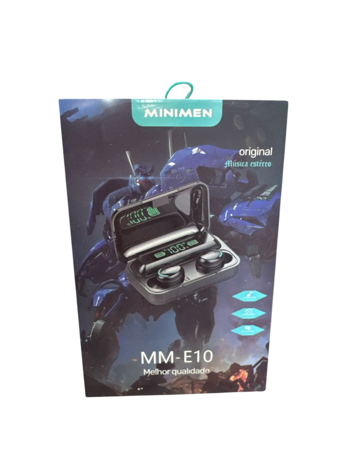 Fone Bluetooth MM-E10 – Sem Fio, Confortável e Alta Qualidade de Som