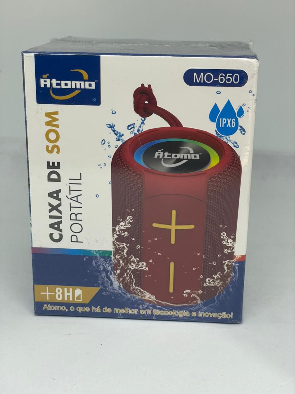 Caixa de Som Bluetooth MO-650 Portátil com Som Potente