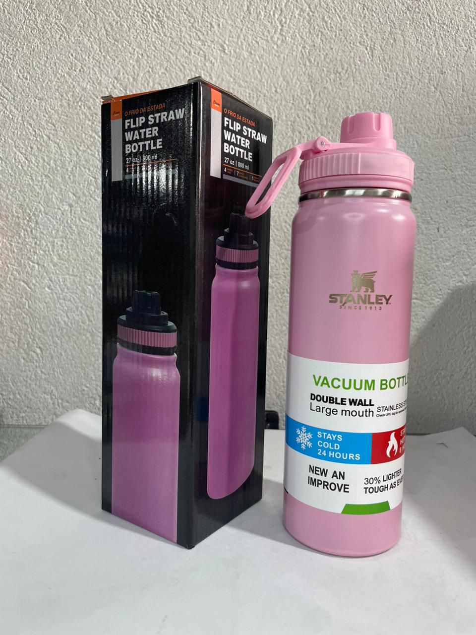 Garrafa Térmica Stanley 800ml — Mantém Bebidas Quentes ou Frias por Longo Período