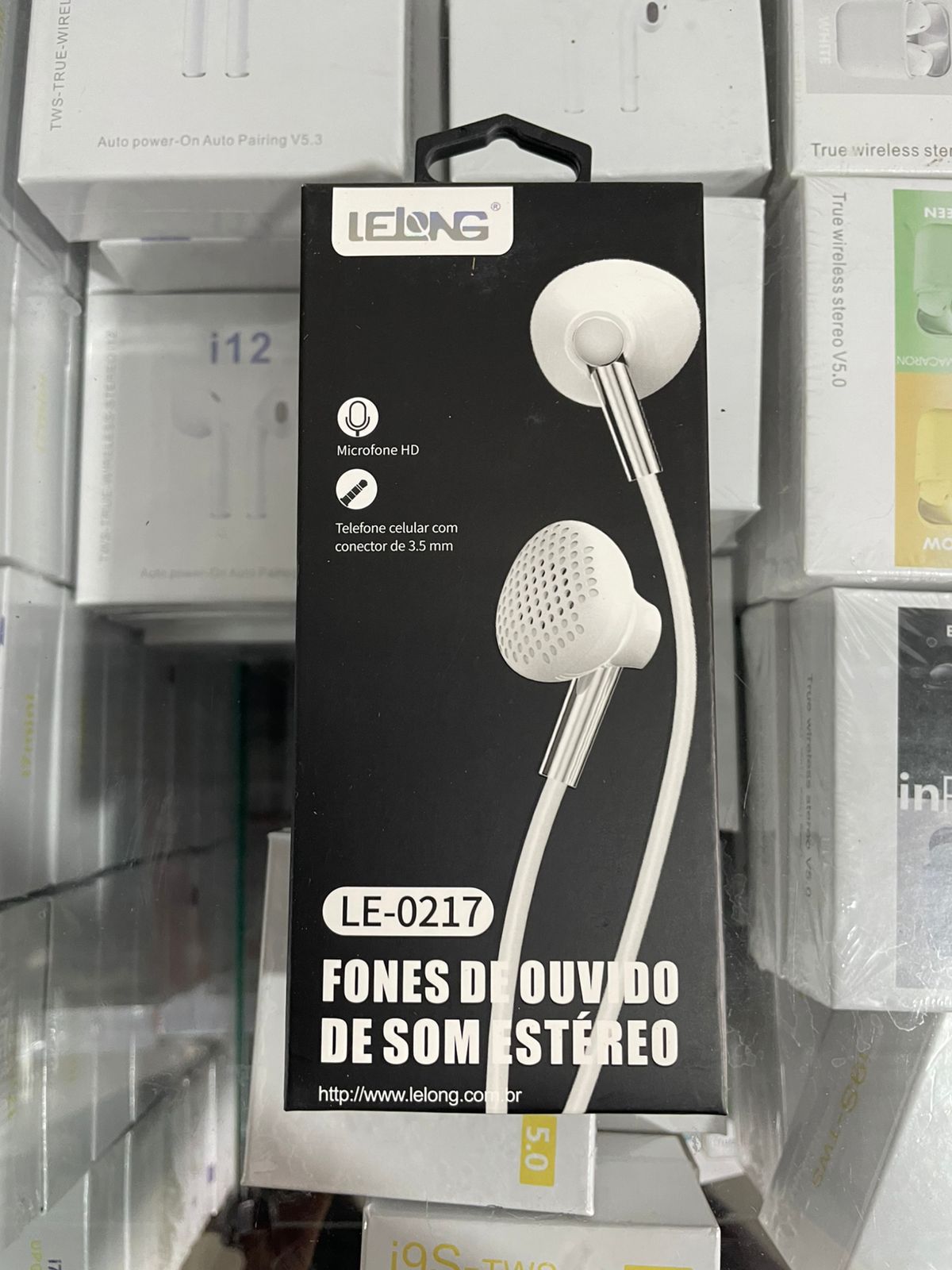 Fone com Fio Lelong LE-0217 — Som Nítido, Confortável e Durável