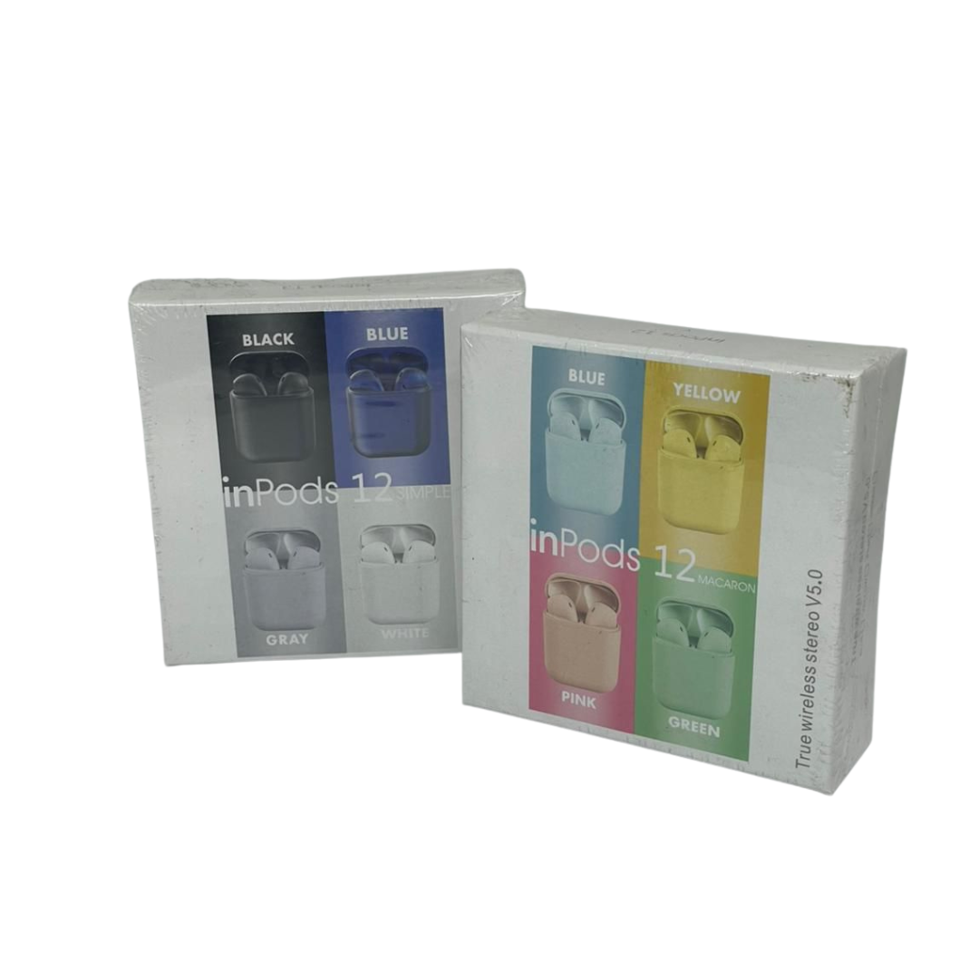 Fone i12 Colorido Bluetooth – Áudio de Qualidade e Estilo