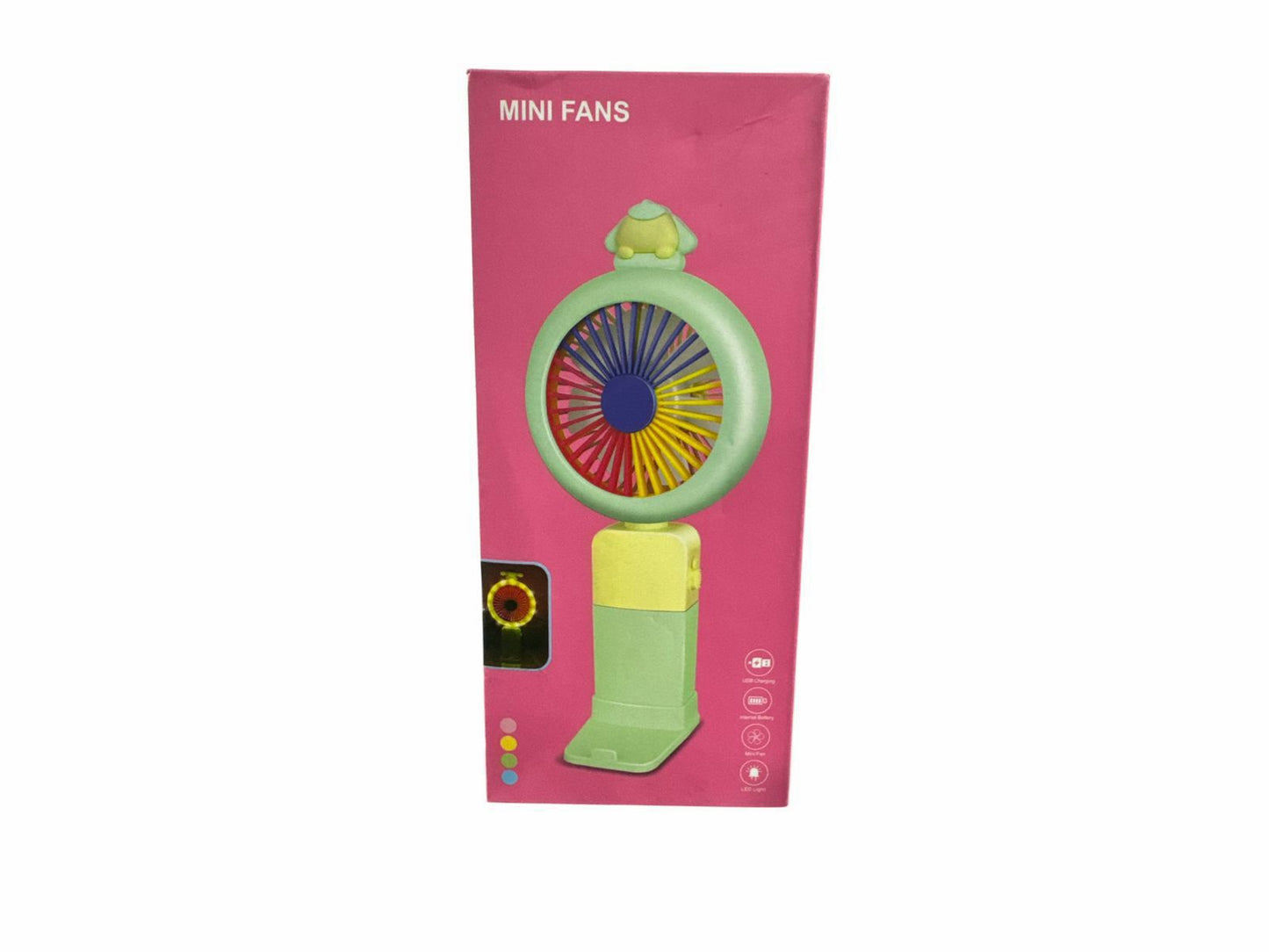 Ventilador Portátil com LED – Refresque-se com Estilo