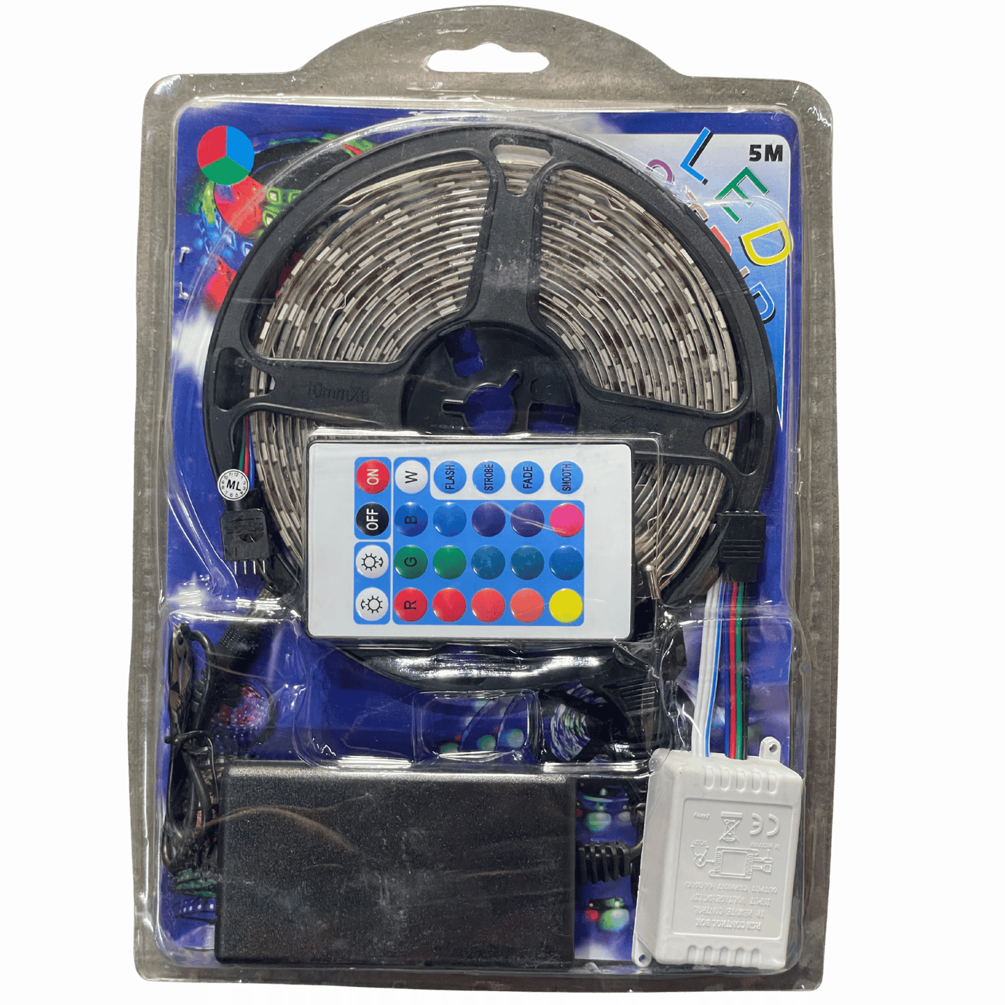 Kit Fita de Led 5 metros com Controle
