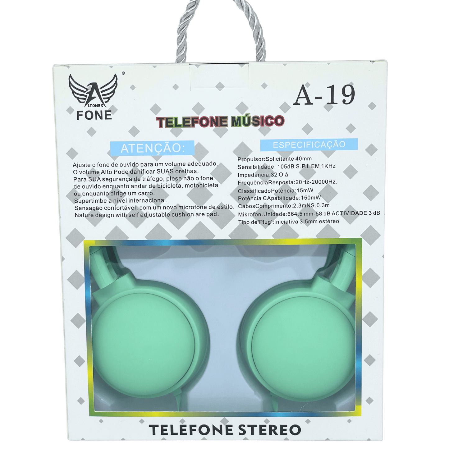 Headphone Fone Bluetooth A-19