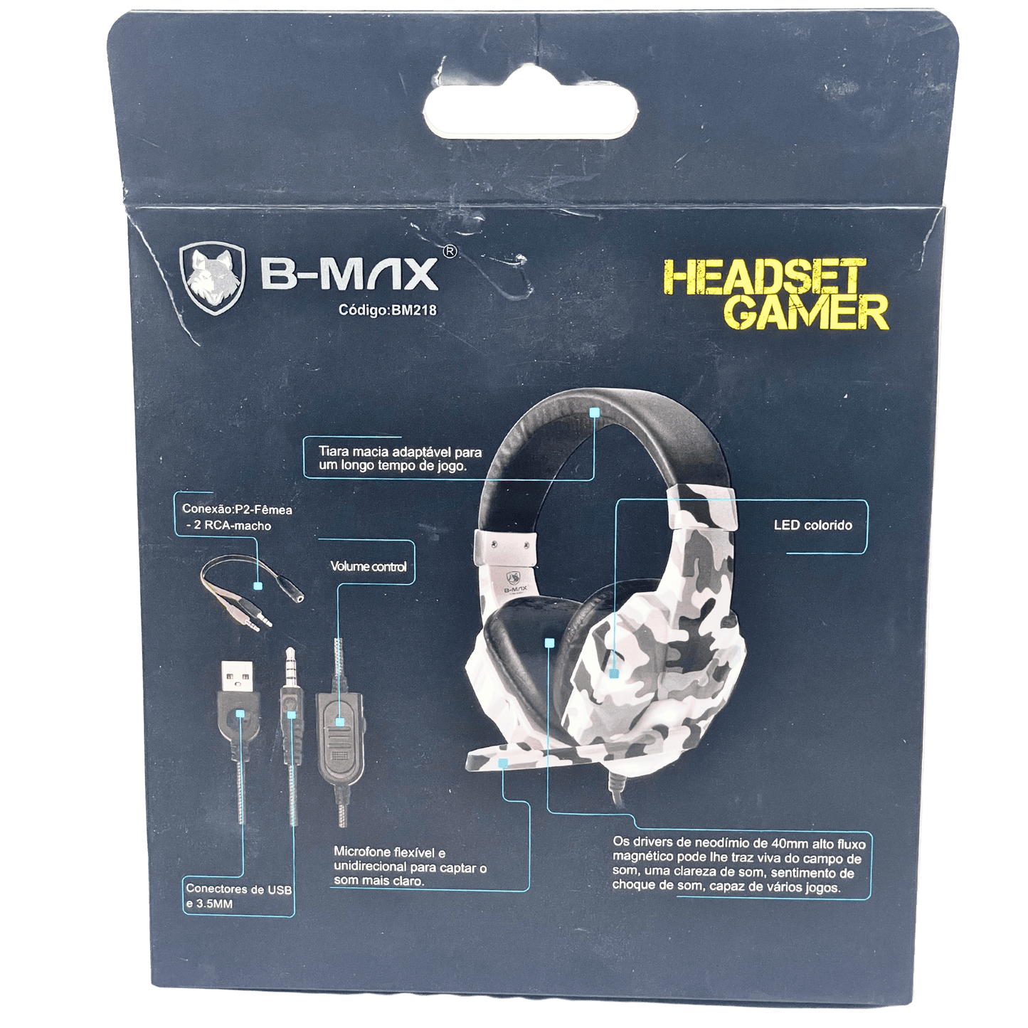 Fone Gamer B-MAX BM-218