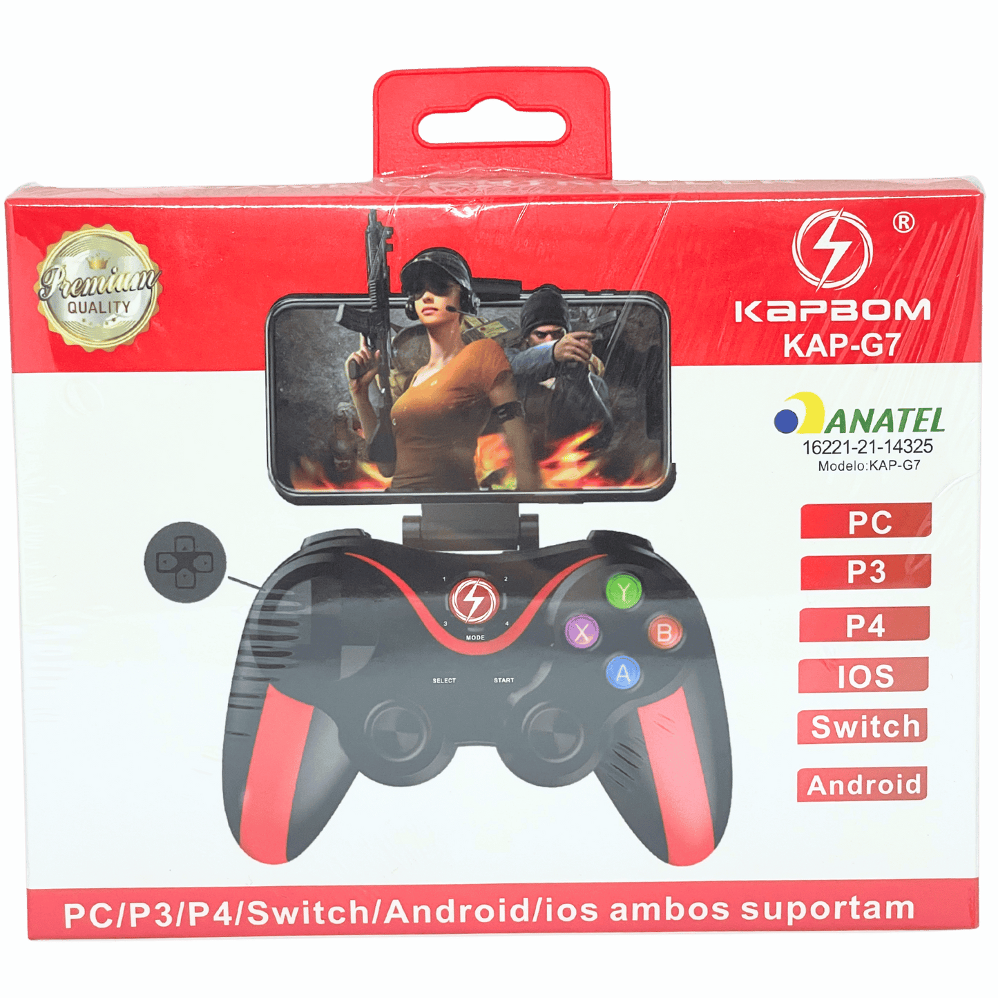Controle para Jogos de Celular Kapbom KAP-G7