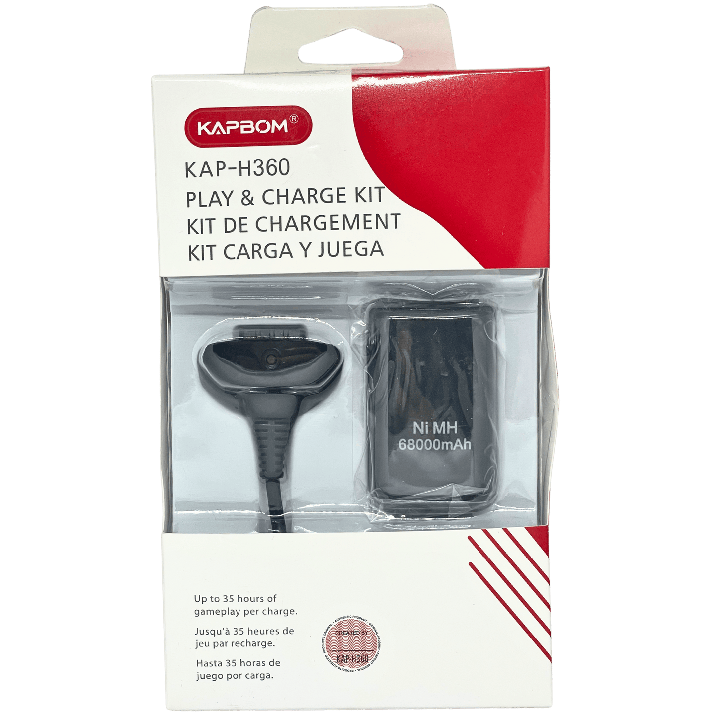 Carregador de Bateria X BOX 360 KAP-H360
