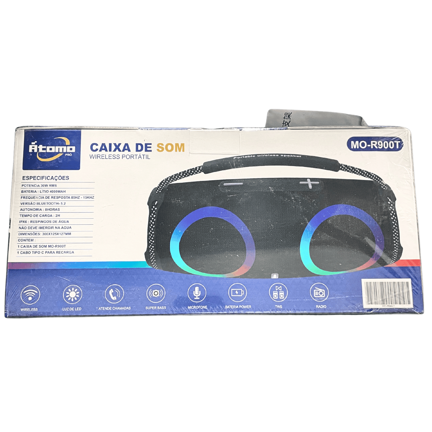 Caixa de Som Átomo MO-R900T