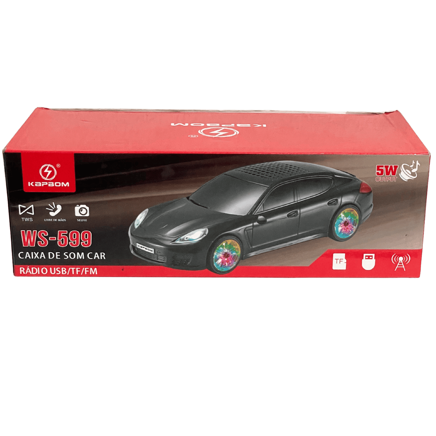 Caixa de Som Kapbom Carro WS-599