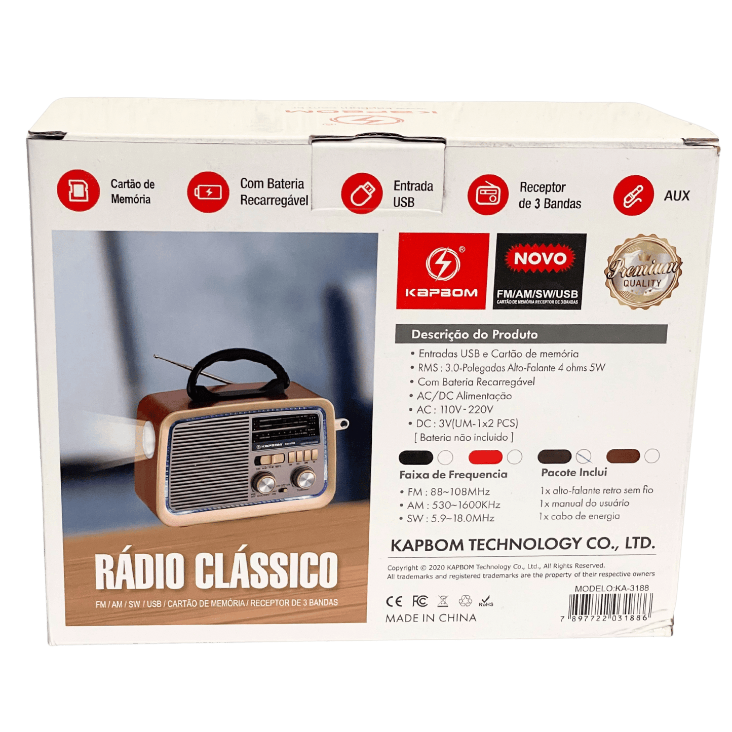 Rádio Kapbom KA-3188
