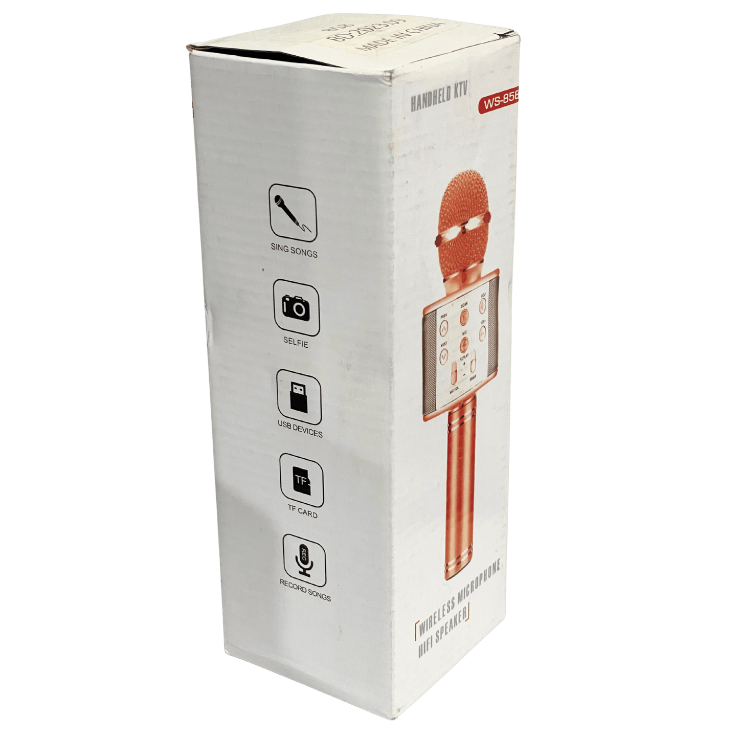 Caixa de Som Microfone WS-858