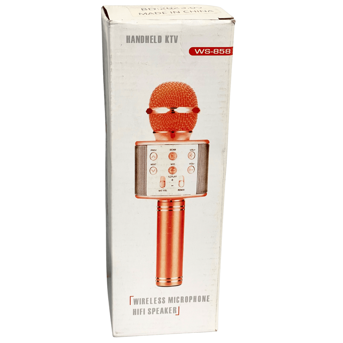 Caixa de Som Microfone WS-858