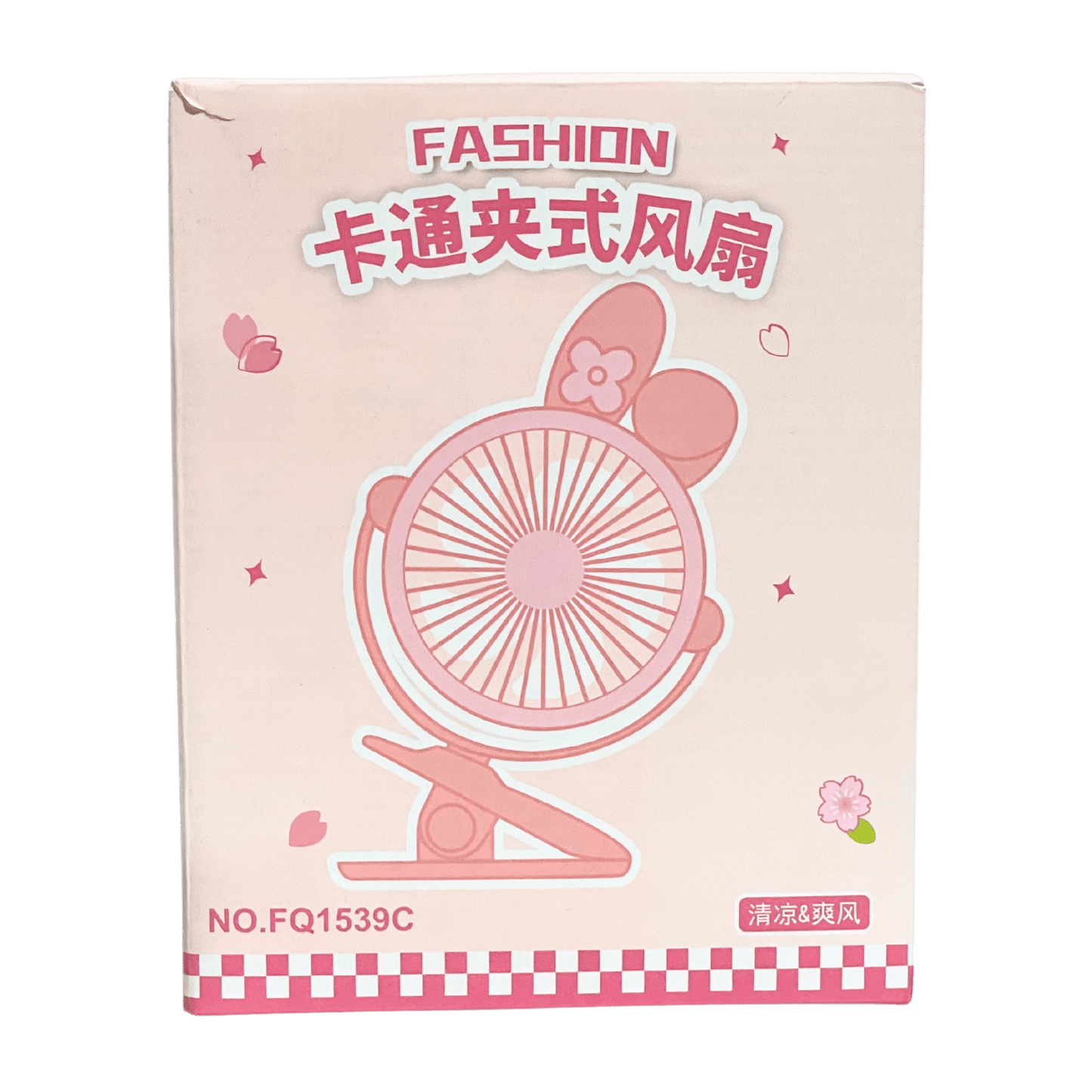 Ventilador com Presilha de Mesa Coelhinho NO.FQ1539C