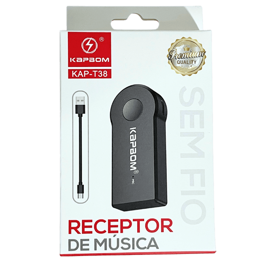 Adaptador Bluetooth sem fio Receptor de Música KAP-T38