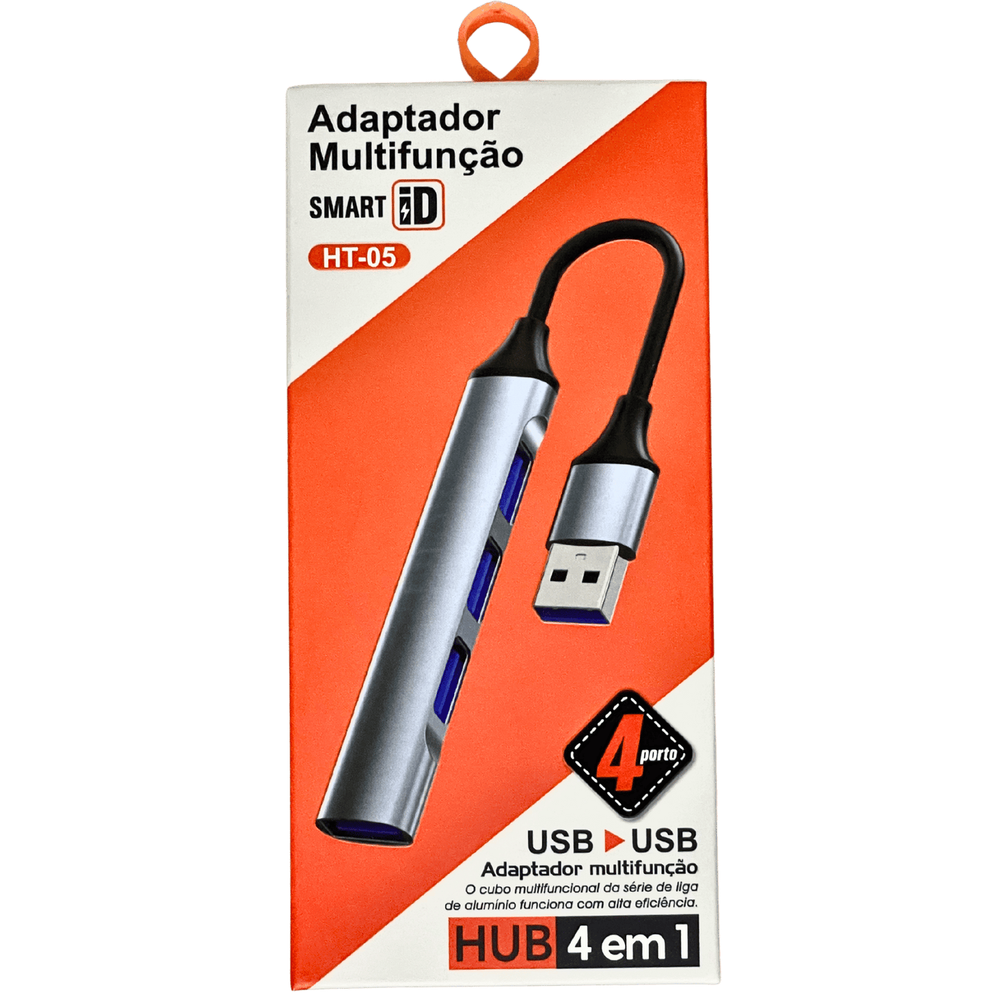 Hub 4 em 1 - 4 portas USB HT-05