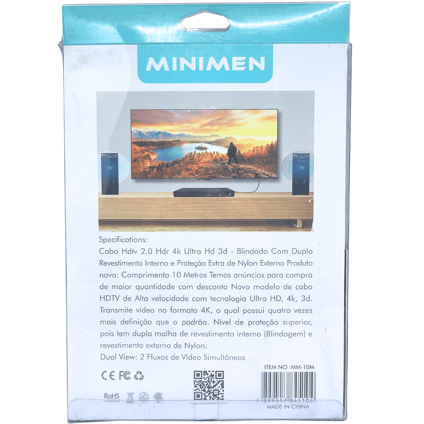 Cabo HDMI 10 Metros MM-10M