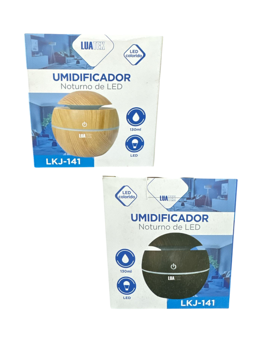Umidificador de Ar Noturno com LED – Conforto, Silêncio e Bem-Estar
