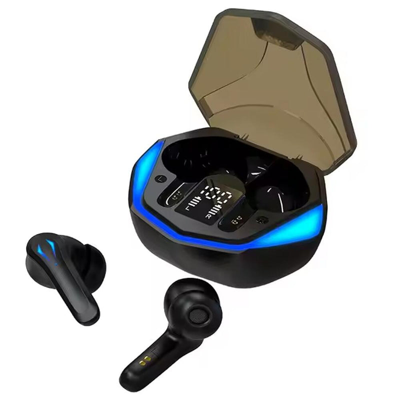 Fone de ouvido Bluetooth Kapbom KA‑790 Microfone Estojo de Luz Bluetooth 5.2 Acessório Gamer