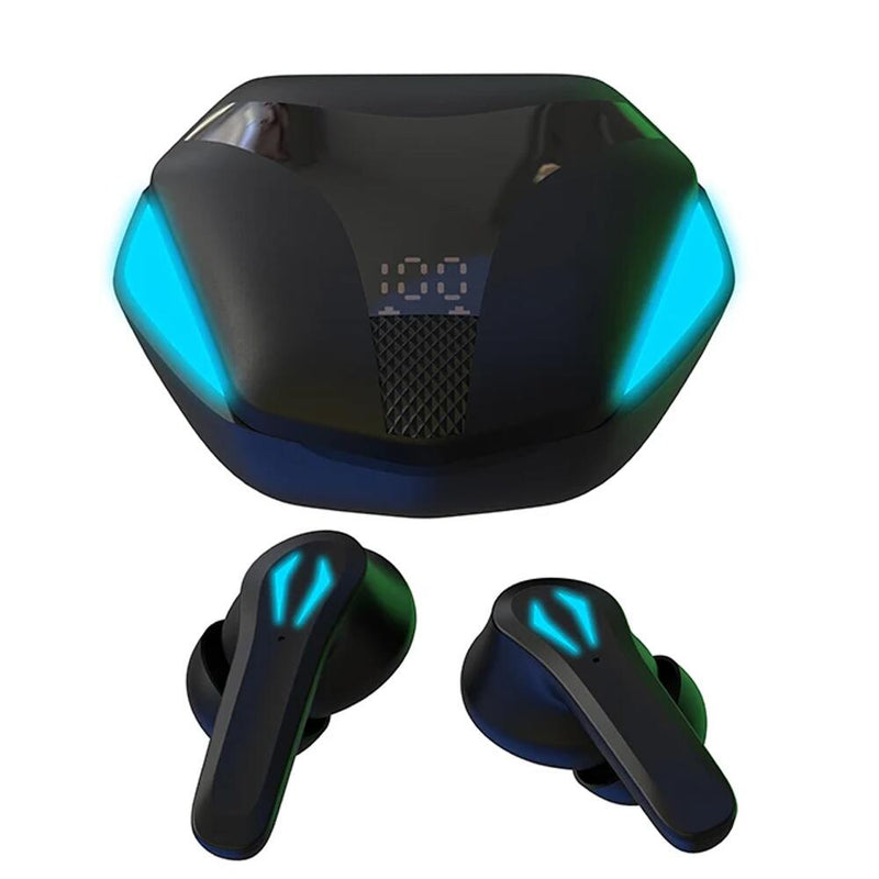 Fone de ouvido Bluetooth Kapbom KA‑790 Microfone Estojo de Luz Bluetooth 5.2 Acessório Gamer