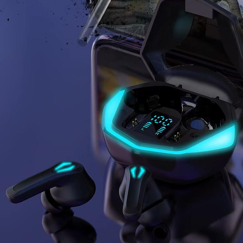 Fone de ouvido Bluetooth Kapbom KA‑790 Microfone Estojo de Luz Bluetooth 5.2 Acessório Gamer