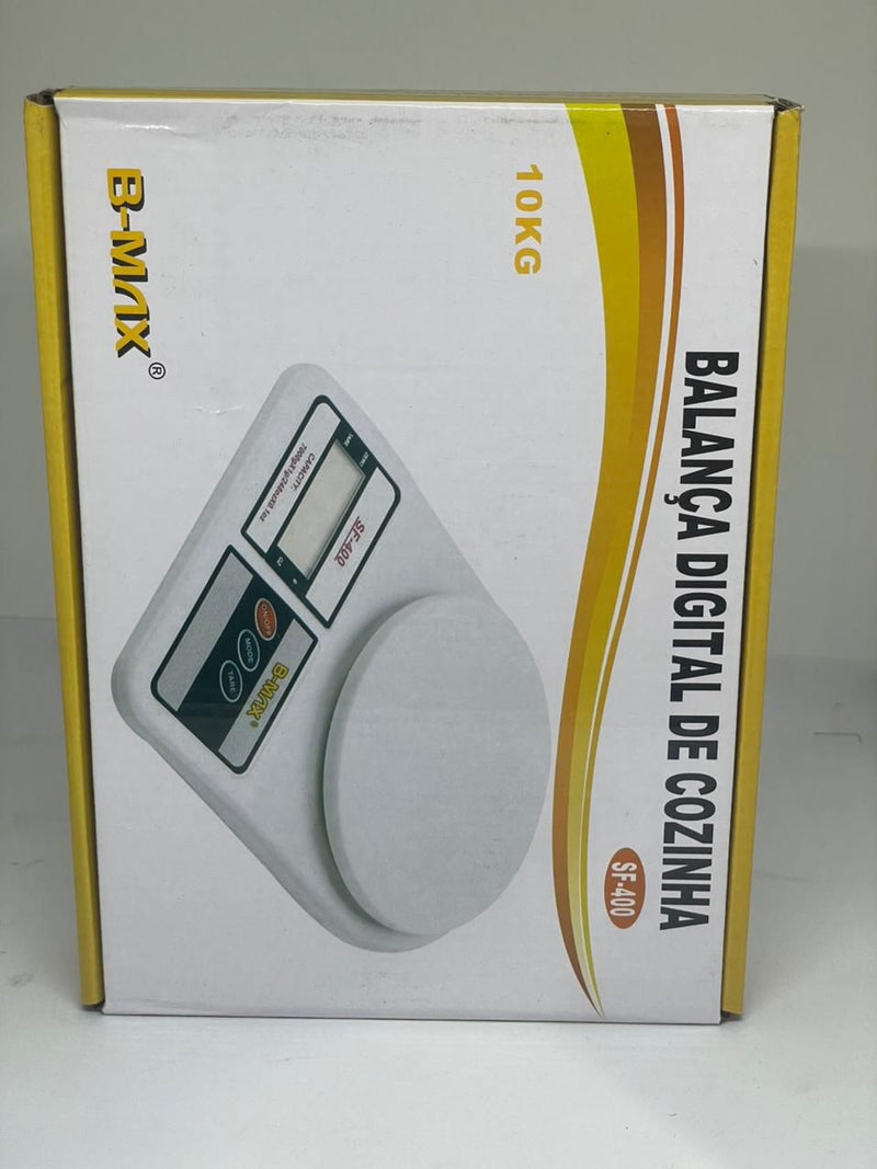 Balança Digital de Alimentos/Cozinha Até 10kg Precisão Alta