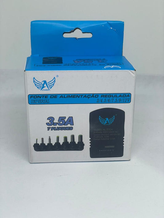 Fonte Universal 12V com Várias Saídas Carregador Multiuso