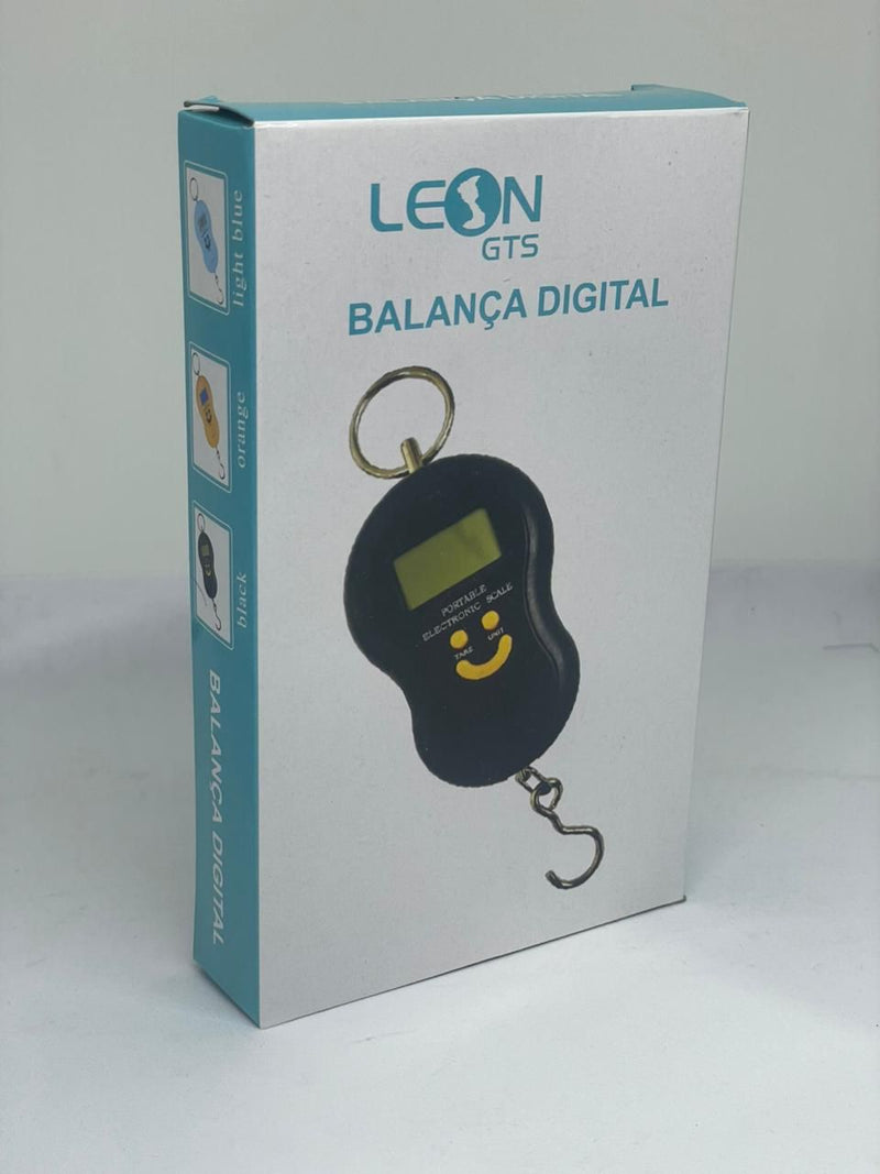 Balança Digital de Gancho Até 50kg Pesagem Precisa Portátil
