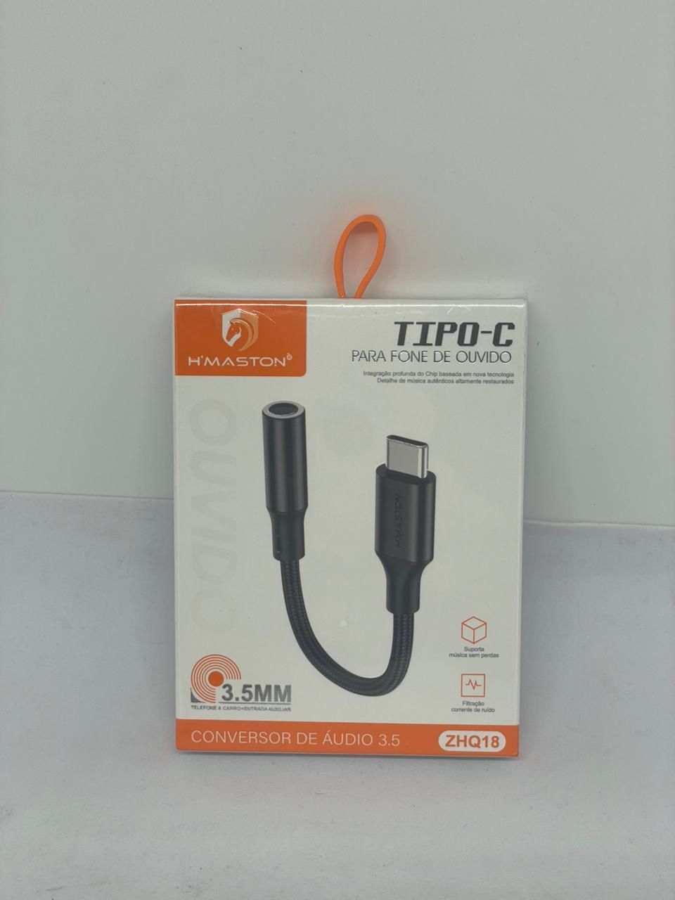Adaptador Tipo-C para Fone de Ouvido P2 Conversor de Áudio USB-C