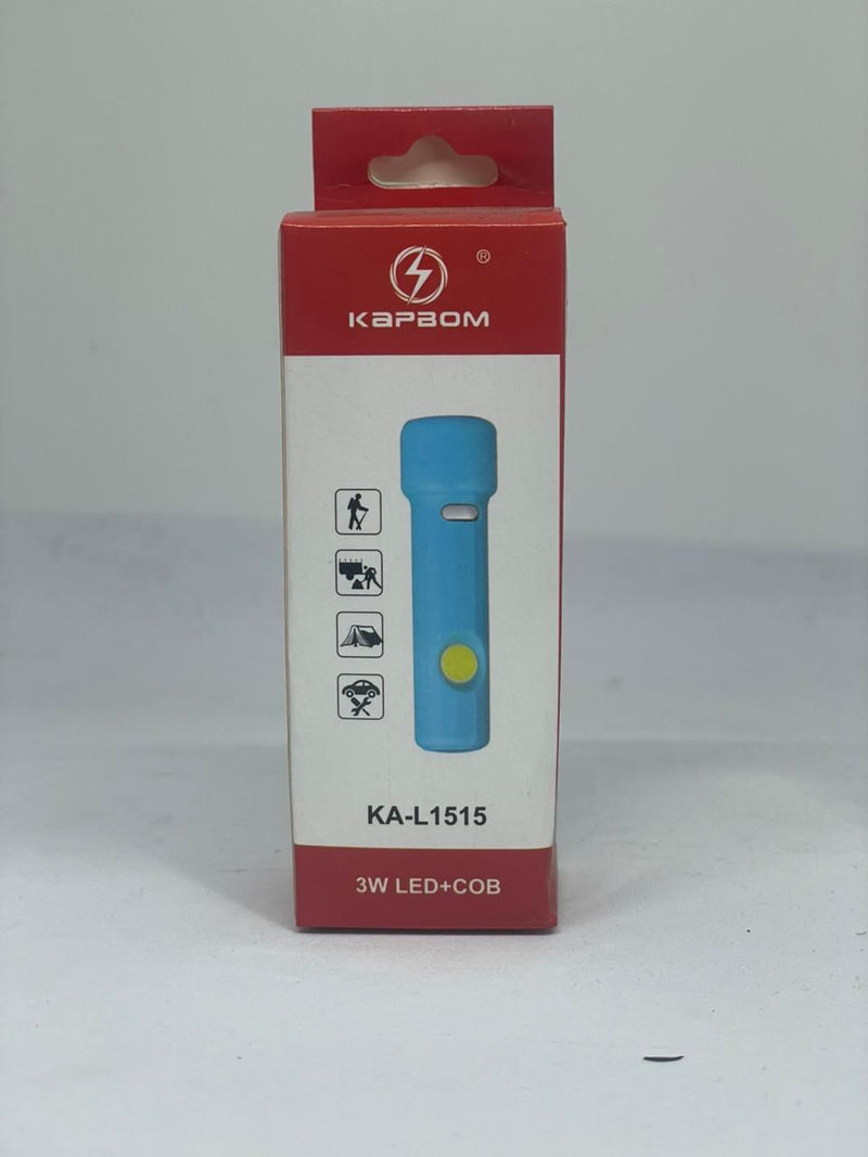 Lanterna USB Simples Portátil Recarregável Iluminação Prática