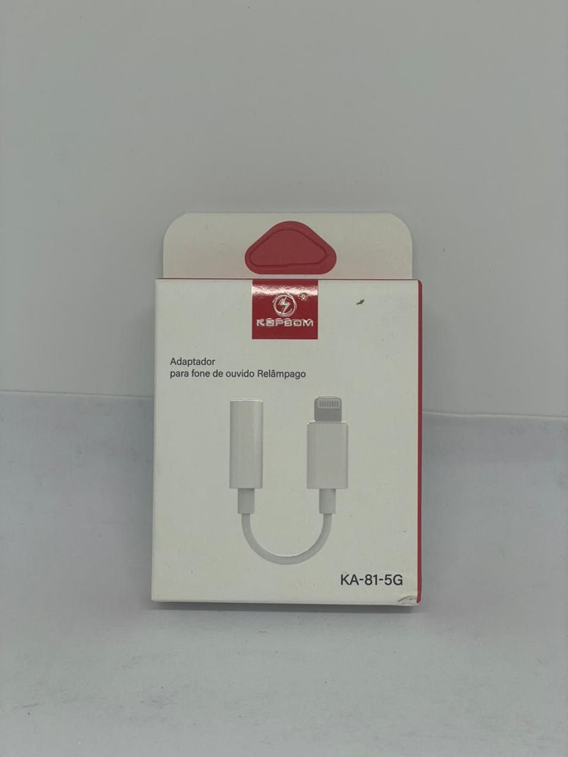 Adaptador iOS para Fone de Ouvido P2 Conversor Lightning Áudio Original