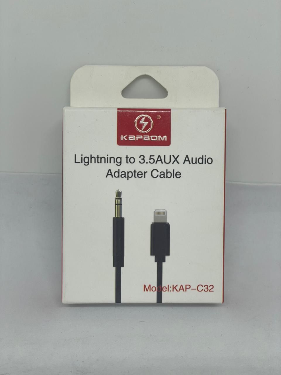 Cabo Auxiliar para iPhone P2 Lightning Áudio Estéreo de Alta Qualidade