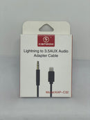 Cabo Auxiliar para iPhone P2 Lightning Áudio Estéreo de Alta Qualidade