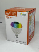 Lâmpada LED RGB Bluetooth — Cores Variadas e Controle Remoto