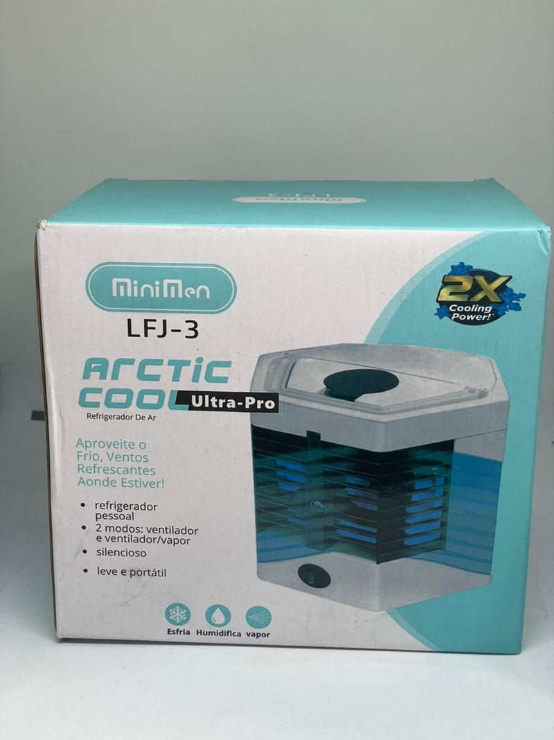 Mini Ar Condicionado USB — Portátil, Recarregável e Ideal para Carro