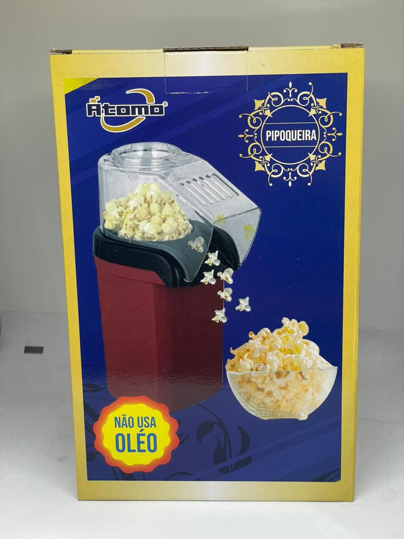 Pipoqueira Elétrica 110W — Rápida, Prática e Sem Óleo