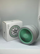 Ventilador Portátil Recarregável de Pneu com LED — Potente, Silencioso e Compacto