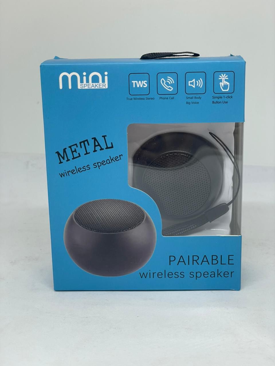 Caixa de Som Bolinha Bluetooth — Som Portátil e Potente