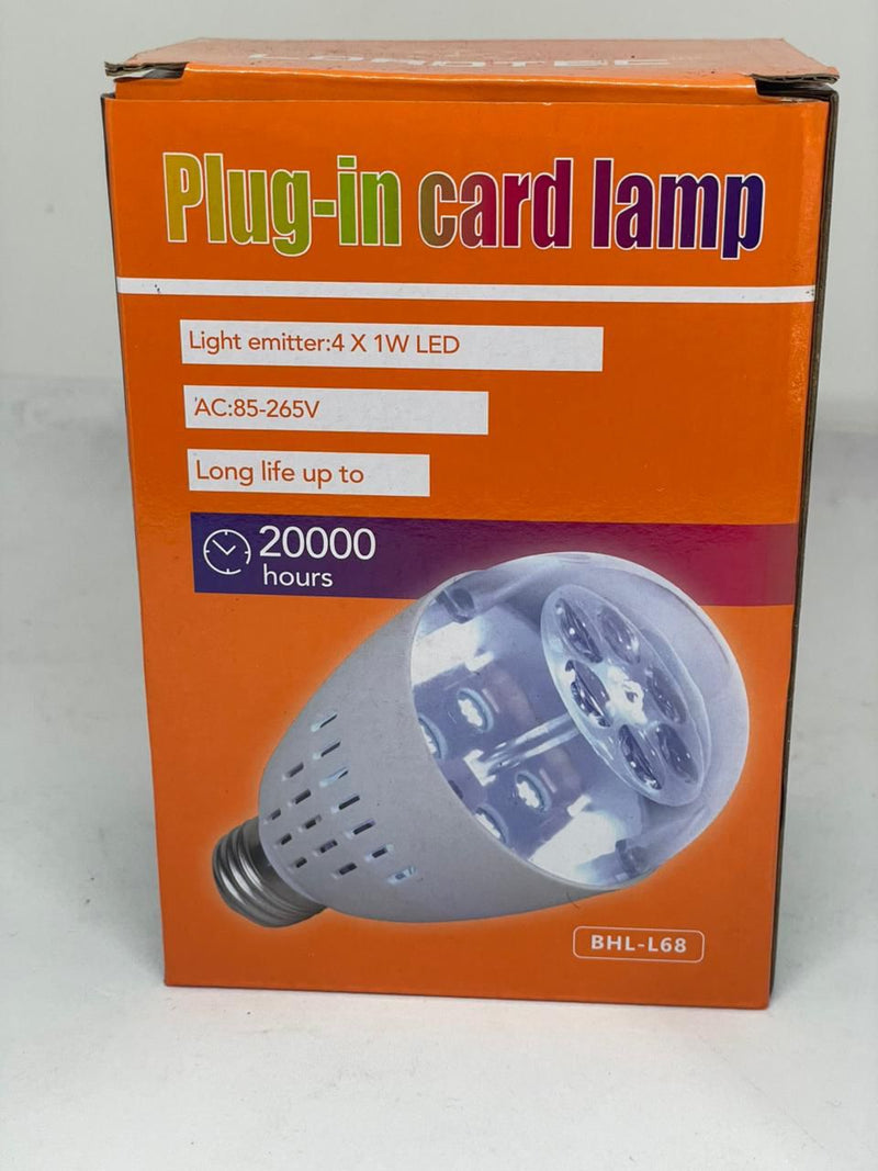 Lâmpada LED RGB com Desenhos de Natal — Colorida, Decorativa e Festiva