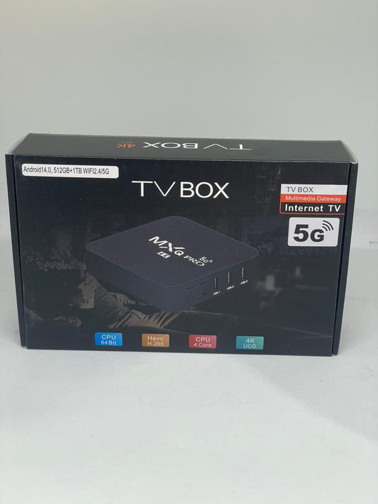 TV Box Android 4K Wi-Fi — Transforme Sua TV em Smart TV com Netflix e YouTube