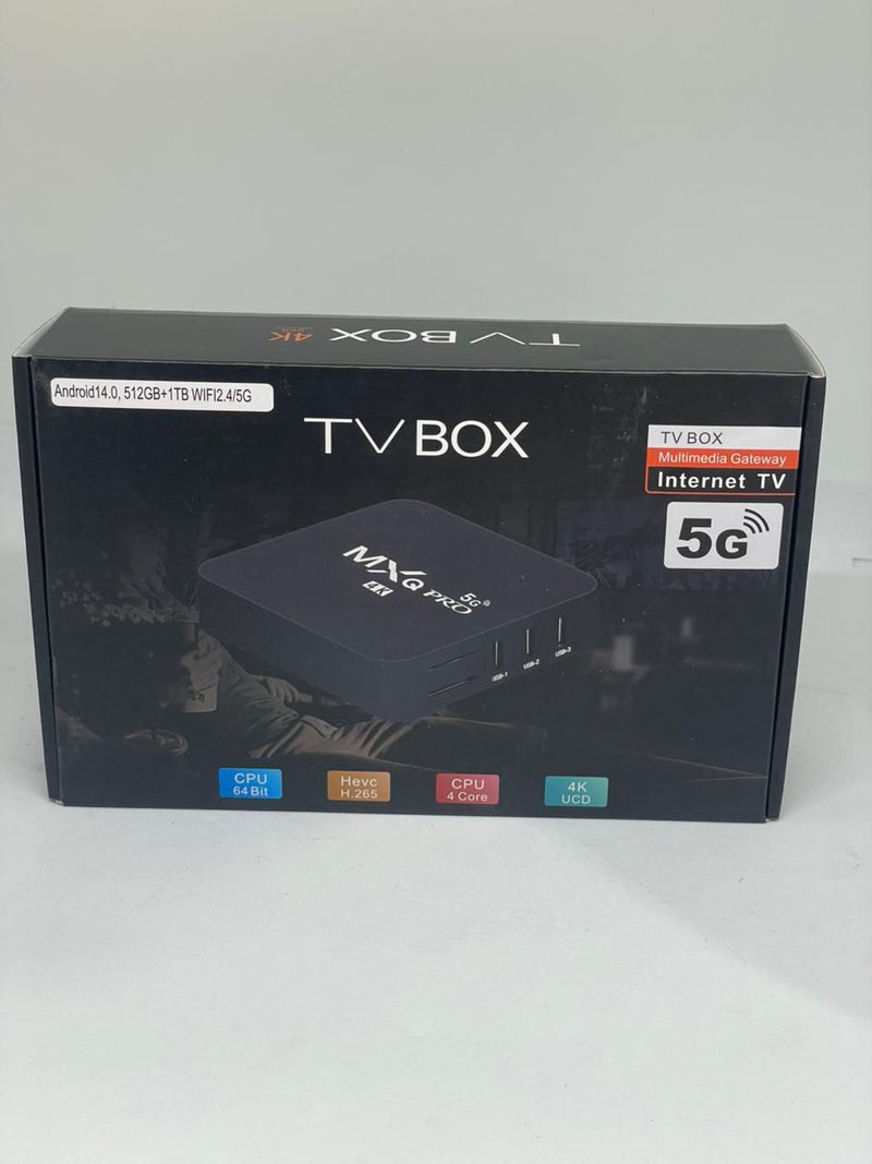 TV Box Android 4K Wi-Fi — Transforme Sua TV em Smart TV com Netflix e YouTube