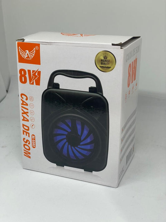 Caixa de Som AL-5302 — Portátil, Potente e com Conexão Bluetooth