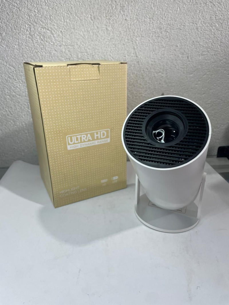 Projetor HY300 com Android — 4K, Wi-Fi, Tela Grande e Smart TV Integrada