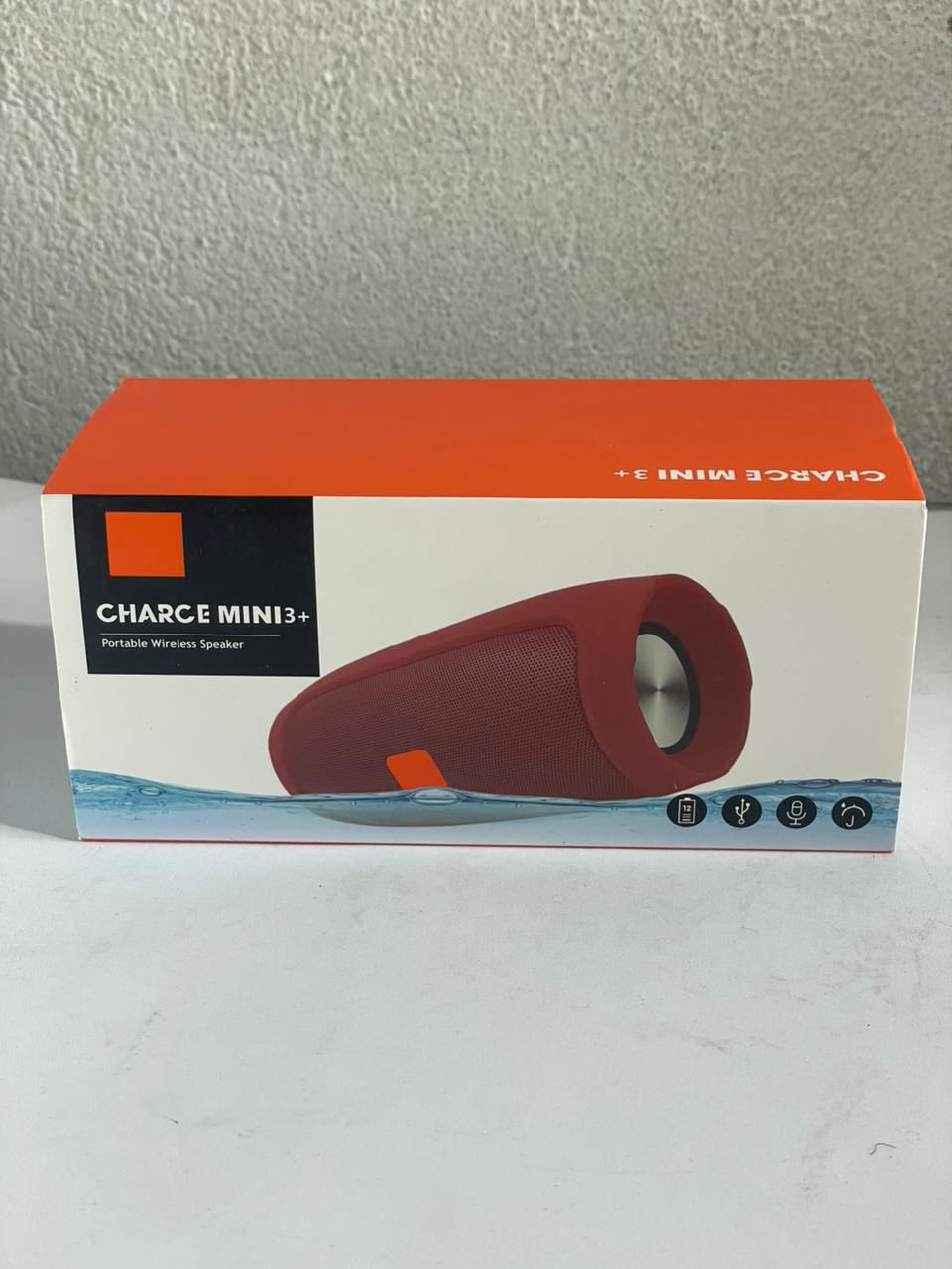 Caixa de Som Charge Mini 3 — Bluetooth, Portátil e Potente com LED