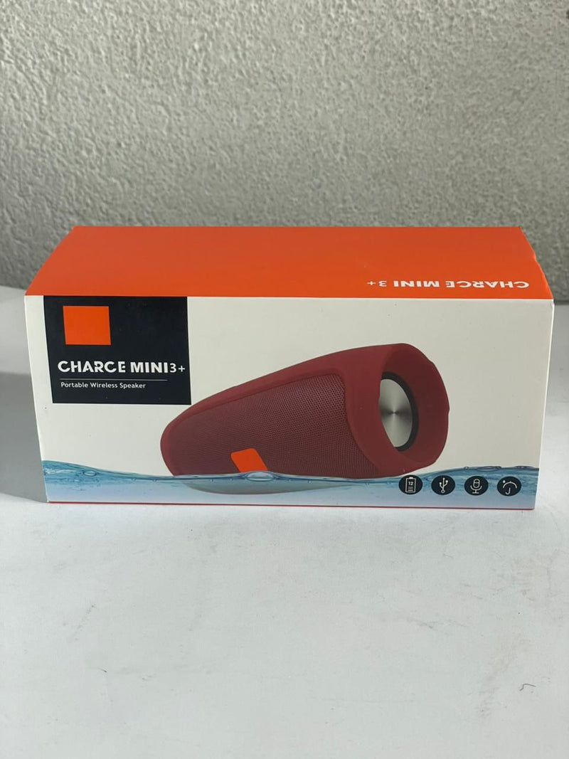 Caixa de Som Charge Mini 3 — Bluetooth, Portátil e Potente com LED