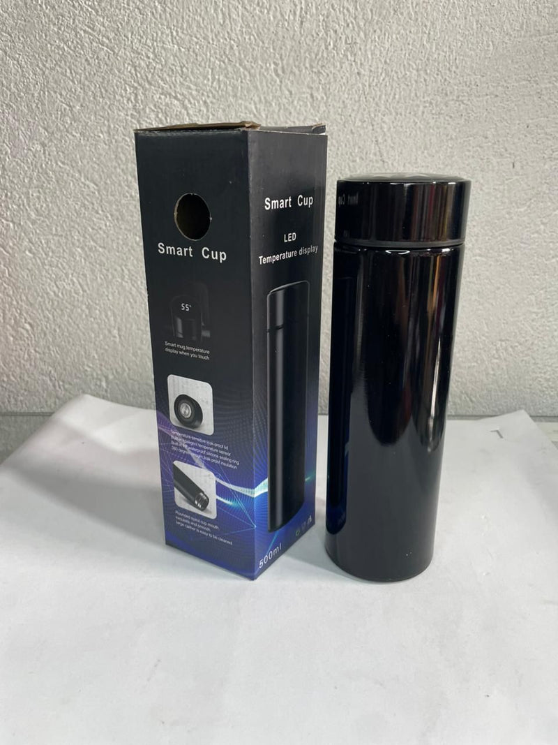 Garrafa Térmica Digital 500ml — Mantém Bebidas Quentes ou Frias com Display de Temperatura