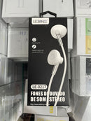 Fone com Fio Lelong LE-0217 — Som Nítido, Confortável e Durável