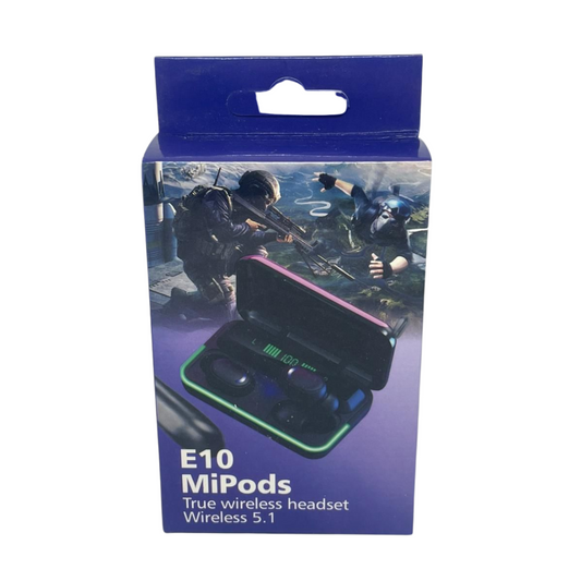 Fone E10 Bluetooth Gamer – Áudio Imersivo e Conforto